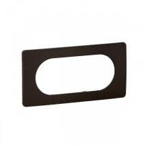 PLAQUE 4 A 5 MODULES NOIR MAT 