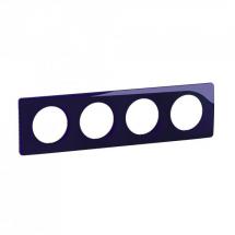  PLAQUE 4 POSTES BLEU DE FOUR 