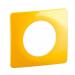  PLAQUE 1 POSTE JAUNE SAFRAN 