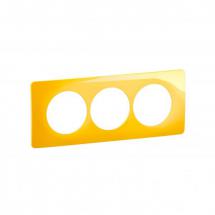  PLAQ 3P ENTR.57MM JAUNE SAFRAN 