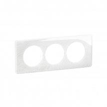  PLAQ 3P ENTR.57MM BLANC RELIEF 