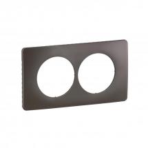  PLAQ 2P ENTR. 57MM GRIS CENDRE 