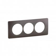  PLAQ 3P ENTR. 57MM GRIS CENDRE 