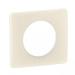  PLAQUE 1 POSTE BLANC AMANDE 