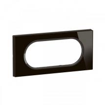  PLAQ 4A5 MOD VERRE ONYX NOIR 