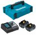  2xBL1860B + DC18RC + MAKPAC (N 