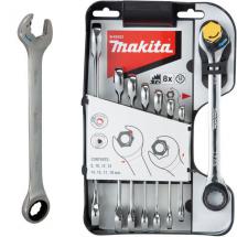  JEU DE 8 CLES MIXTES PLATES ET 