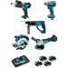  ENSEMBLE DE 5 MACHINES 18 V LI 