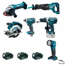  ENSEMBLE DE 6 MACHINES 18 V LI 