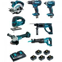  ENSEMBLE DE 7 MACHINES 18 V LI 
