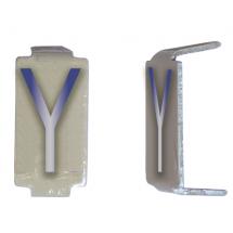  LOT 25 LETTR.Y 6*11 ALU IVOIRE 