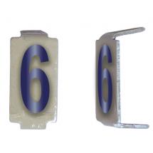  LOT 25 CHIF.6 6*11 ALU IVOIRE/ 