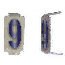  LOT 25 CHIF.9 6*11 ALU IVOIRE/ 