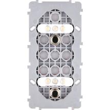  MECA NOIR DV 2 PUSH + 6LED BLC 