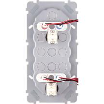  MECA NOIR DV 2 PUSH+6LED BLEU 