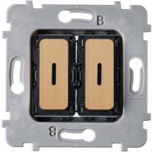  MECA PLAT 2 DUO LED LAIT BRONZ 