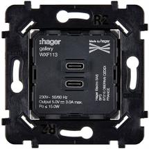  MECA087B CHARGEUR USB-C+USB-C 