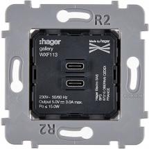  MECA087G CHARGEUR USB-C+USB-C 