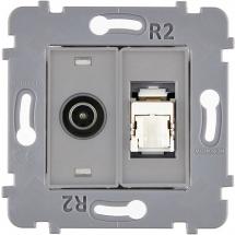  MECA087G S TV TRAV + RJ45 Ca6 