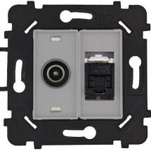  MECA087B S TV TRAV + RJ45 6A N 