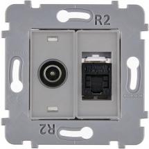  MECA087G S TV TRAV + RJ45 6A N 