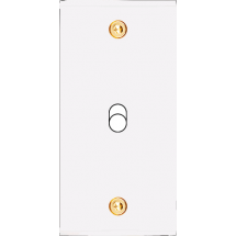  PLAQUE KARO LAITON EMAIL BLANC 