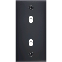  PLAQUE KARO LAITON NOIR MAT PO 