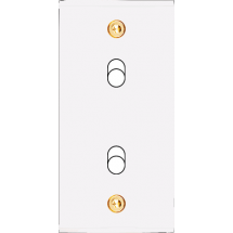  PLAQUE KARO LAITON EMAIL BLANC 