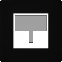  FAC "M" ALU NOIR MAT S R2 M 