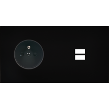  FAC "M" NOIR DH PC U1 SANS VIS 