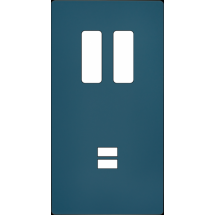  FAC "M" GRIS DV B2  SANS VIS 