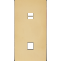  FAC "M" LAITON MIROIR DV U1  S 