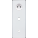  FAC "M" BLANC TV PC U1 C1 SANS 