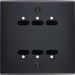  FAC LAITON NOIR S KNX 6-L VIS 