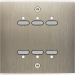  FAC LAITON ACIER S KNX 6-L VIS 