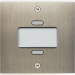  FAC LAITON ACIER S KNX 2 F VIS 