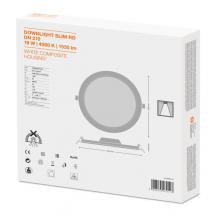  DL SLIM ROND 210 18W 4000K 