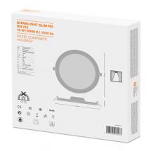  DL SLIM ROND 210 18W 6500K 