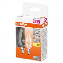  BTE2 LED Flam verre cl 2,5W=25 