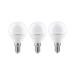  KIT 3 LED SPHERIQUES 4W E14 23 