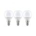  PACK DE 3 LED SPHE. 5,5W E14 2 