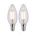  LED Fil flamme x2 470lm E14 