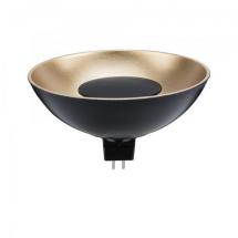  LED GU5,3 12V noir/dor 3000K 