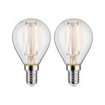  LED fil sphr. x2 250lm E14 