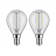  LED fil sphr. x2 250lm E14 