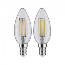  LED Fil 2er bougies 470lm E14 