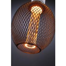  GLOBE LED METALLIC GLOW NOIR 