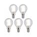  PACK DE 5 LED SPHER E14 470LM 