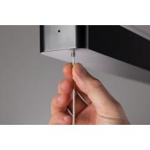  SUSP. LENTO GRAD LED 1X40W GRI 