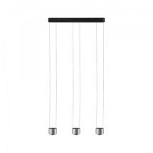  SUSPENSION ALDAN LED 3X6W NOIR 